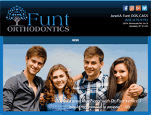 Tablet Screenshot of funtorthodontics.com